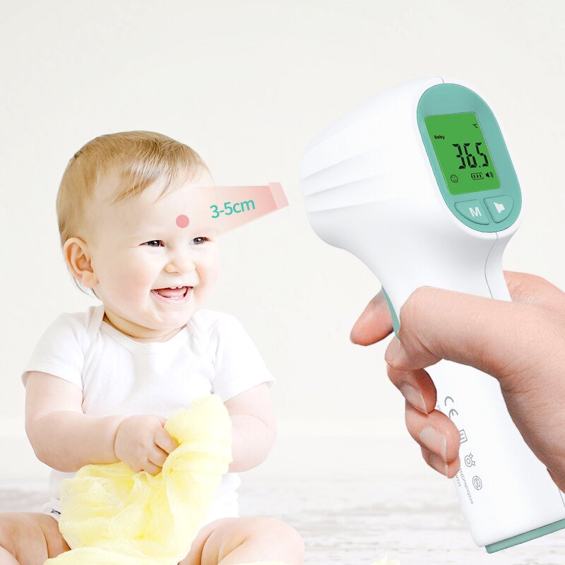 Thermometer Manufacturer - RoHS Certified Electronic Infrared Digital Body Fever Ear Forehead LCD 2-Year