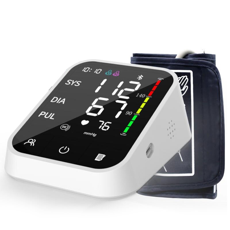 Blood Pressure Monitor Manufacturer - Portable Medical Electronic Automatic LCD Display Bluetooth