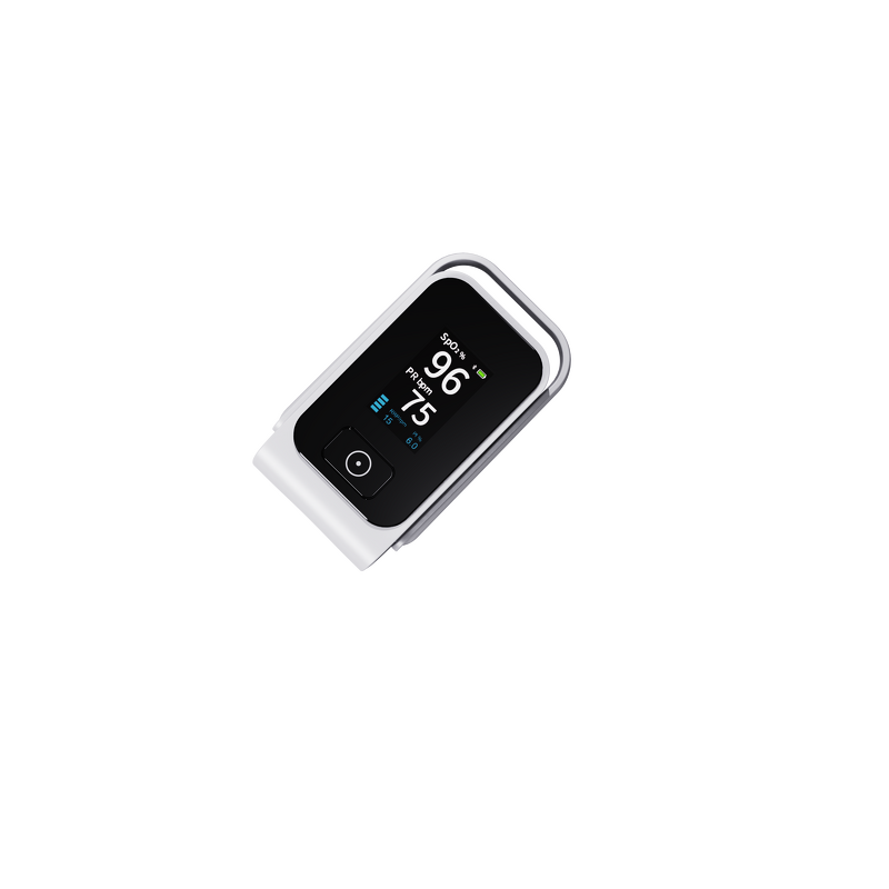 Pulse Oximeter Manufacturer - Smart with OLED Display Real-Time SpO2 Bluetooth 2xAAA for Athletes