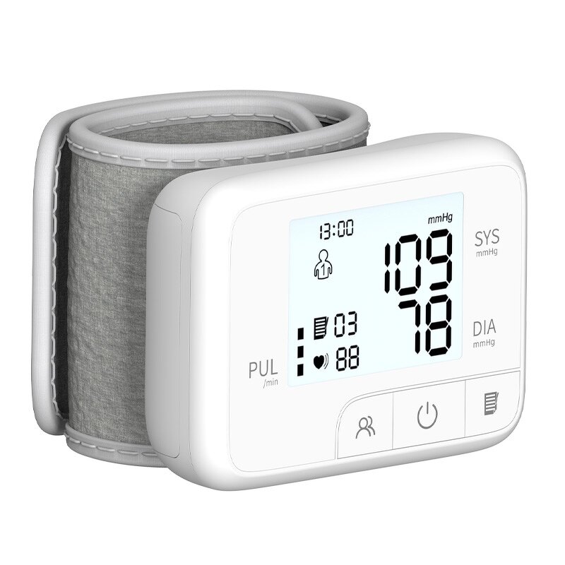 Blood Pressure Monitor Manufacturer - Portable Electric Automatic LCD Display Wrist Digital Class II