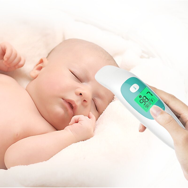 Thermometer Manufacturer - Custom Medical Digital LCD Display Forehead Ear Body Temperature Infra Laser