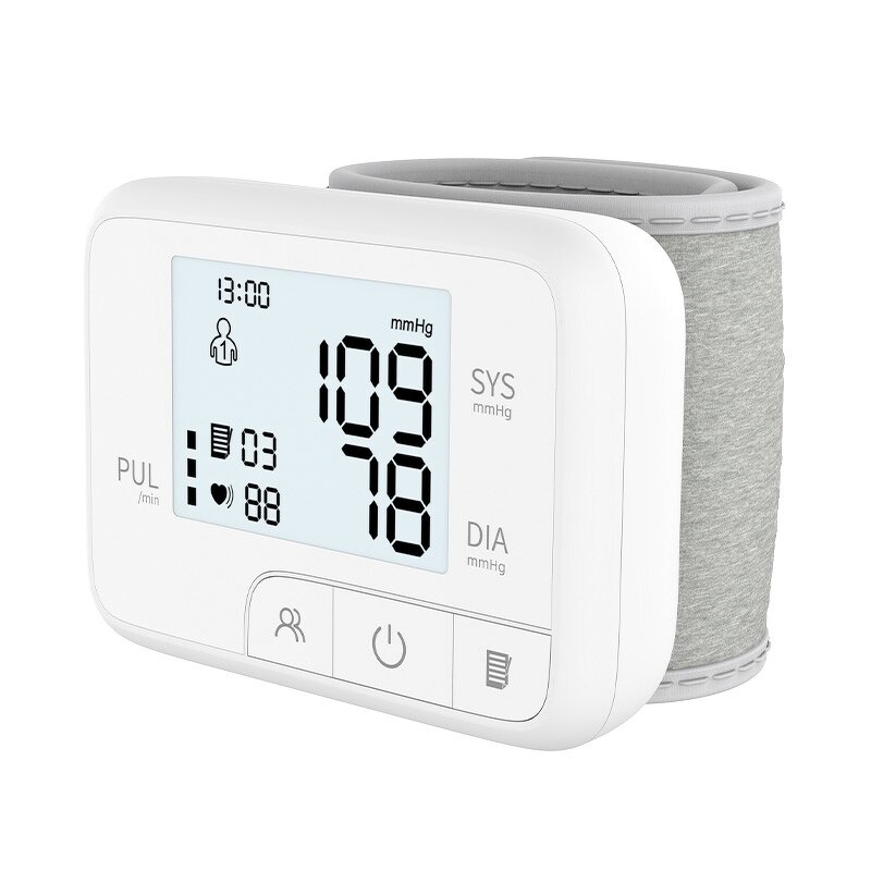 Blood Pressure Monitor Manufacturer - Portable Electric Automatic LCD Display Wrist Digital Class II