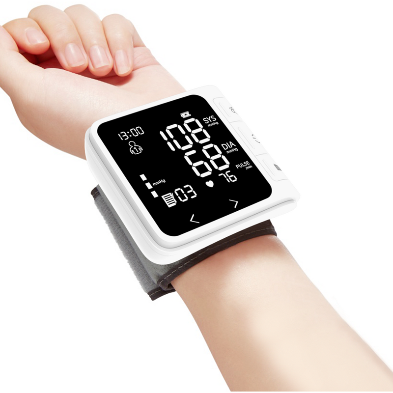Blood Pressure Monitor Manufacturer - Automatic Electric Digital Wrist Large VA Screen 2*99 Memories