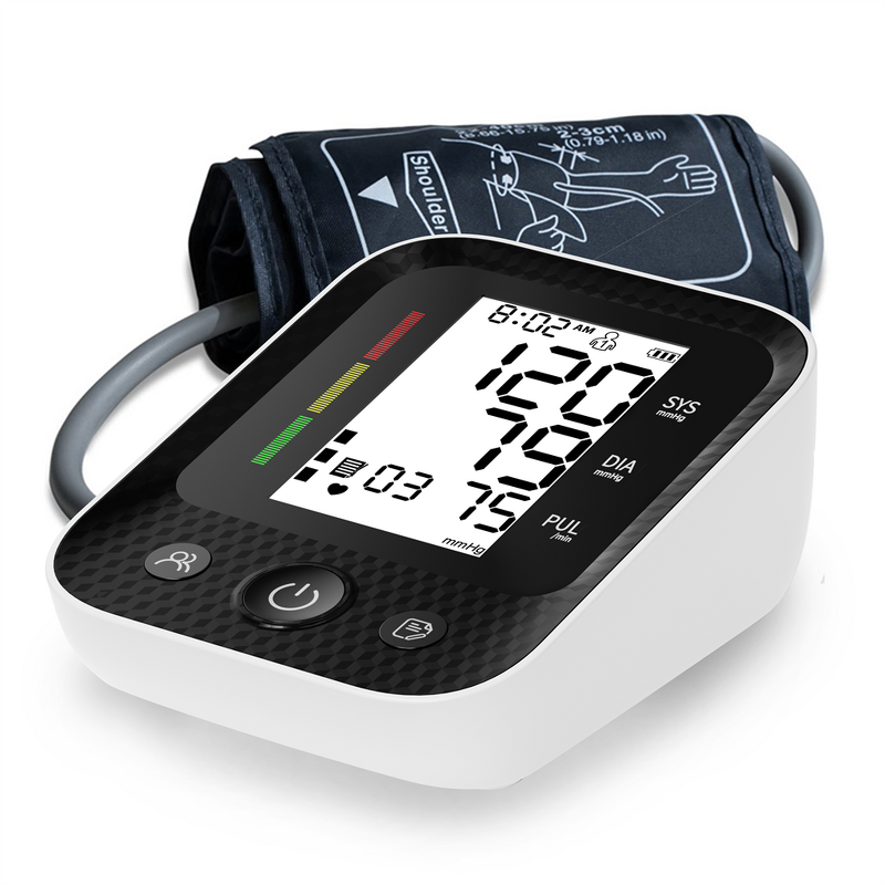 Blood Pressure Monitor Manufacturer - Hot Selling Bluetooth App Controlled Digital Electronic Upper Arm LCD
