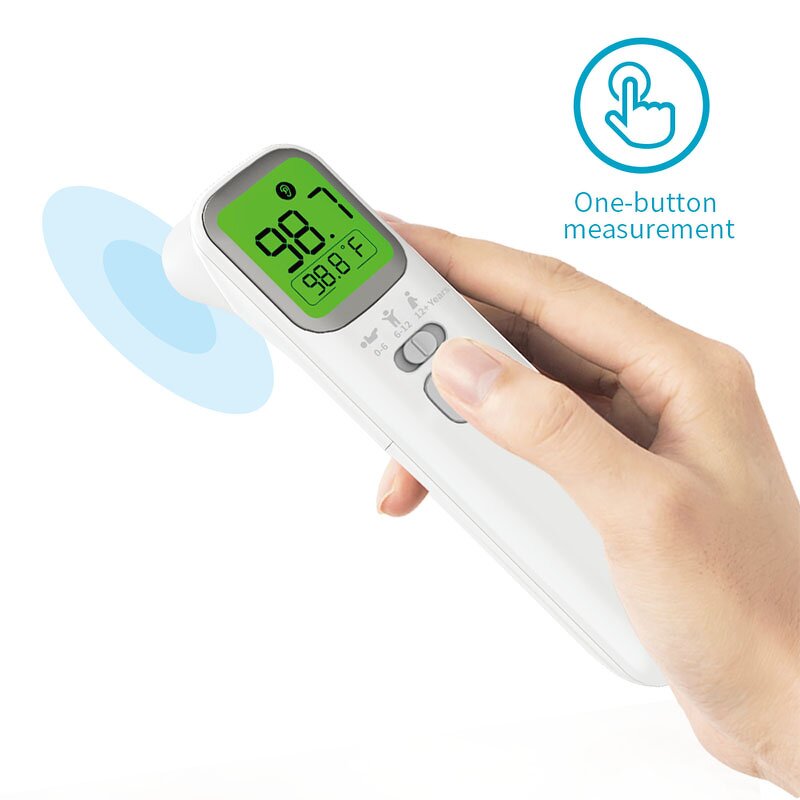 Thermometer Manufacturer - AOJ Large Display Digital Quick Body and Ear Non-Touch Infrared Forehead Baby