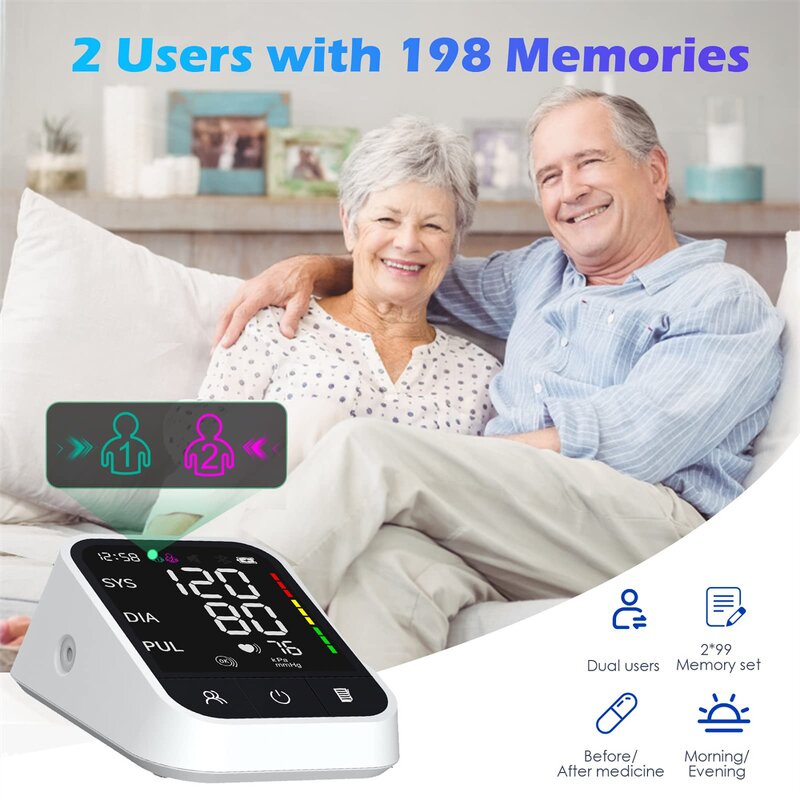 Blood Pressure Monitor Manufacturer - Portable Digital Bluetooth Automatic LCD Electronic Medical