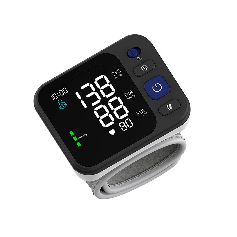 Blood Pressure Monitor Manufacturer - Portable Digital Tensiometer LCD Display with Wrist Cuff