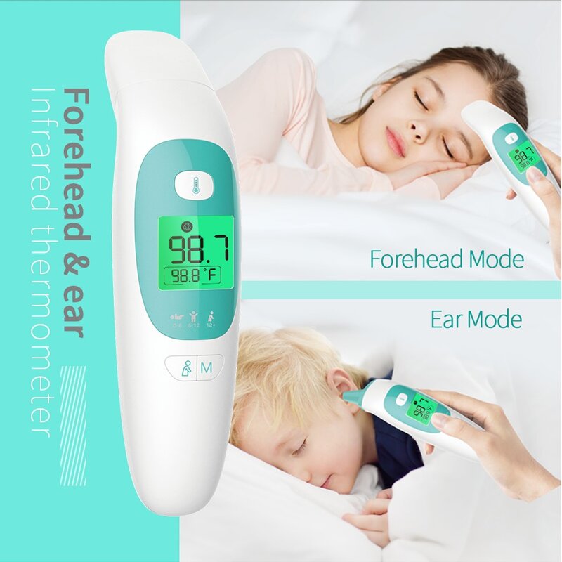 Thermometer Manufacturer - Medical Digital for Ear Forehead Infrared Non-Contact 3 Age Grades