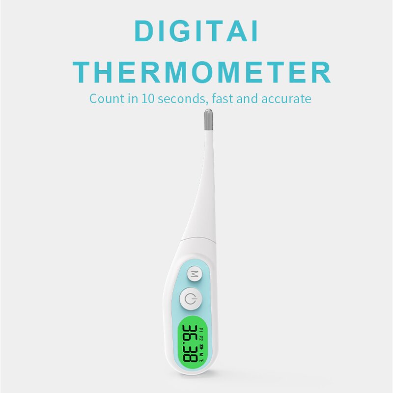 Thermometer Manufacturer - Lcd Digital Contact Soft Flexible Armpit Clinical Baby Child Electronic