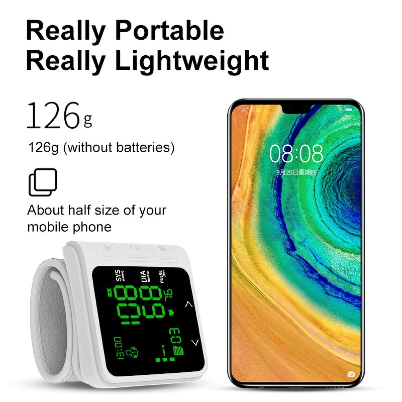 Blood Pressure Monitor Manufacturer - Portable BP Monitor Wrist Sphygmomanometer Automatic Wrist Machine