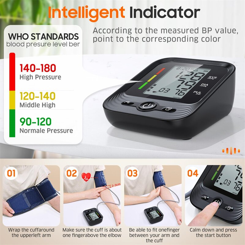 Blood Pressure Monitor Manufacturer - Electric Digital Sphygmomanometer for BP Monitoring
