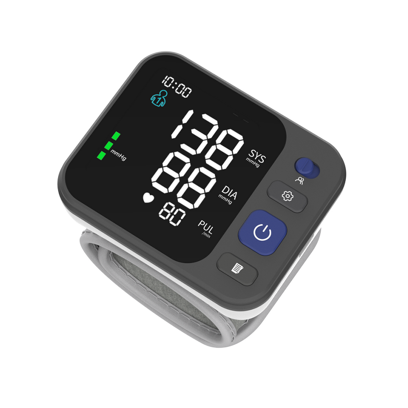 Blood Pressure Monitor Manufacturer - Portable Digital Tensiometer LCD Display with Wrist Cuff
