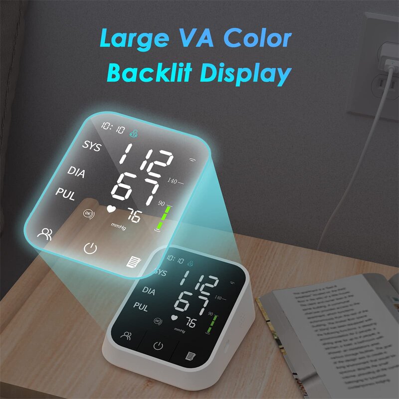 Blood Pressure Monitor Manufacturer - Portable Digital Bluetooth Automatic LCD Electronic Medical