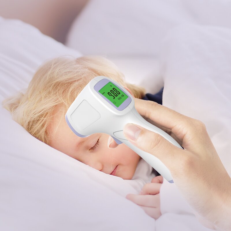 Thermometer Manufacturer - Electric No Touch Infrared Forehead for Babies Adults LCD 32 Memory 0.1C