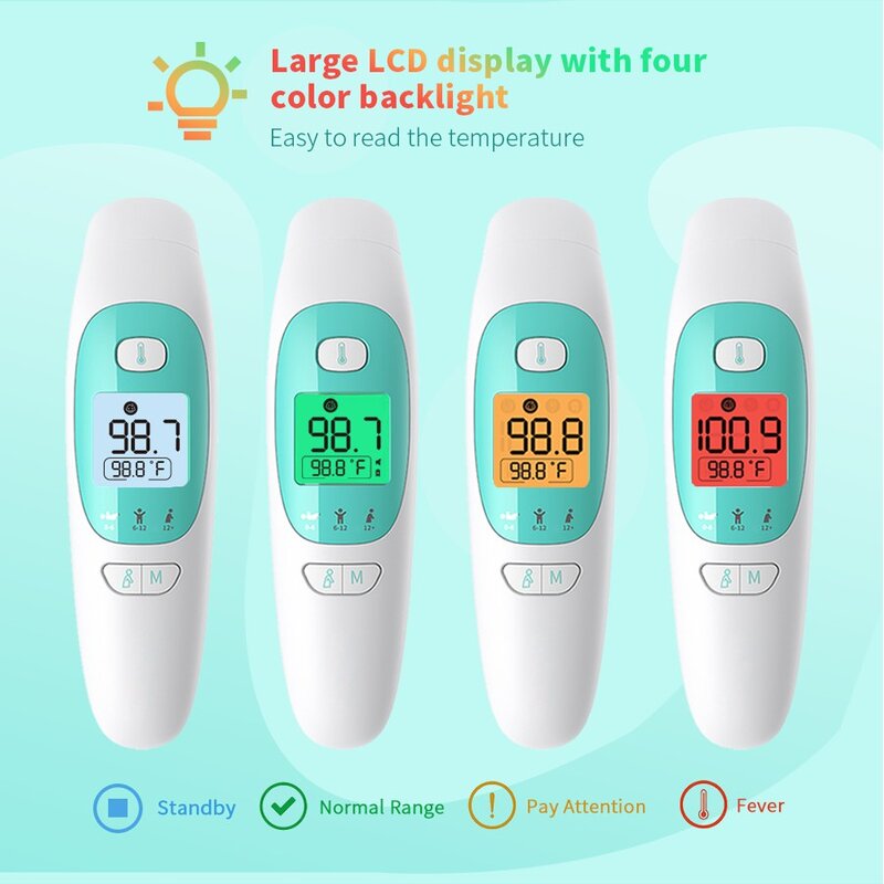 Thermometer Manufacturer - Home Medical Digital Non-Contact Infrared Forehead Ear Electric