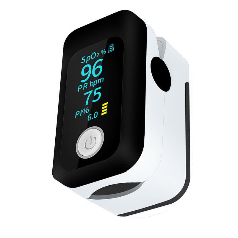 Pulse Oximeter Manufacturer - Portable Fingertip Blood Oxygen SPO2 Pulse Rate Optional Batteries Lanyard