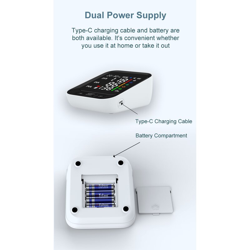 Blood Pressure Monitor Manufacturer - Accurate Digital Backlit LED Heart Rate 2x199 Memory Electric Arm