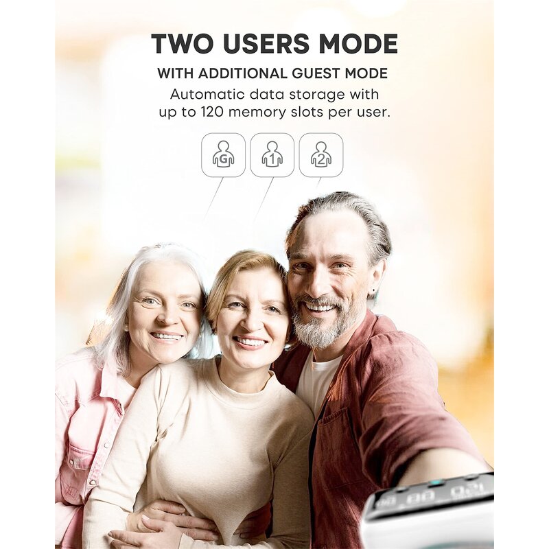 Blood Pressure Monitor Manufacturer - Rechargeable Wrist Digital Automatic 240 Sets Memory Large LED