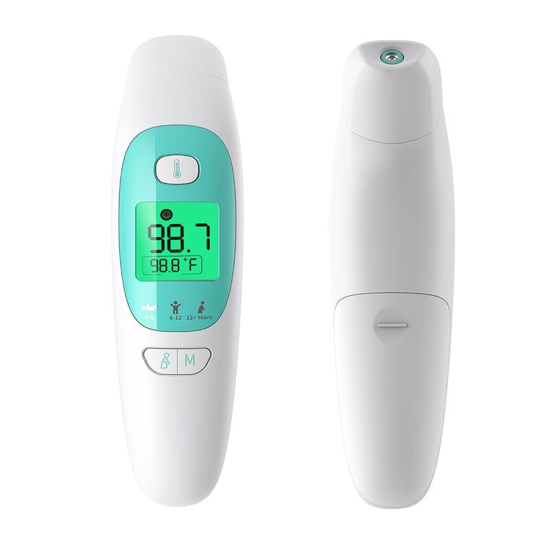 Thermometer Manufacturer - Custom Medical Digital LCD Display Forehead Ear Body Temperature Infra Laser