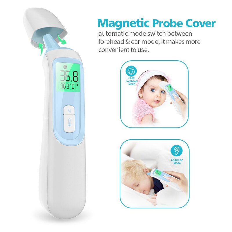 Thermometer Manufacturer - AOJ Medical Baby Infrared Digital Non-Contact Forehead Fever Reader