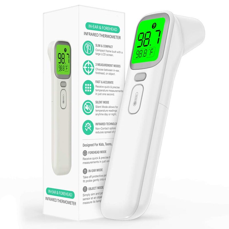 Thermometer Manufacturer - ROHS Certified Home Medical Digital Non-Contact for Forehead Ear
