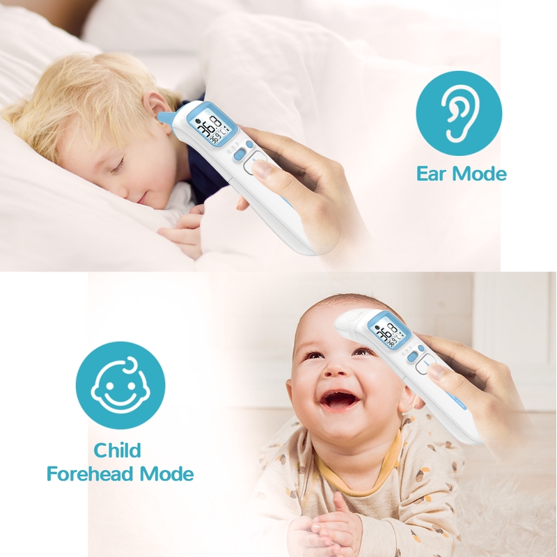 Thermometer Manufacturer - No Touch Digital for Adults Kids Accurate Reading Fever Alarm 2-in-1