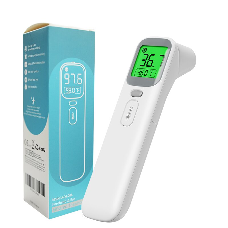 Thermometer Manufacturer - Smart Digital LCD Infrared for Baby's Ear Quality ROHS Plastic