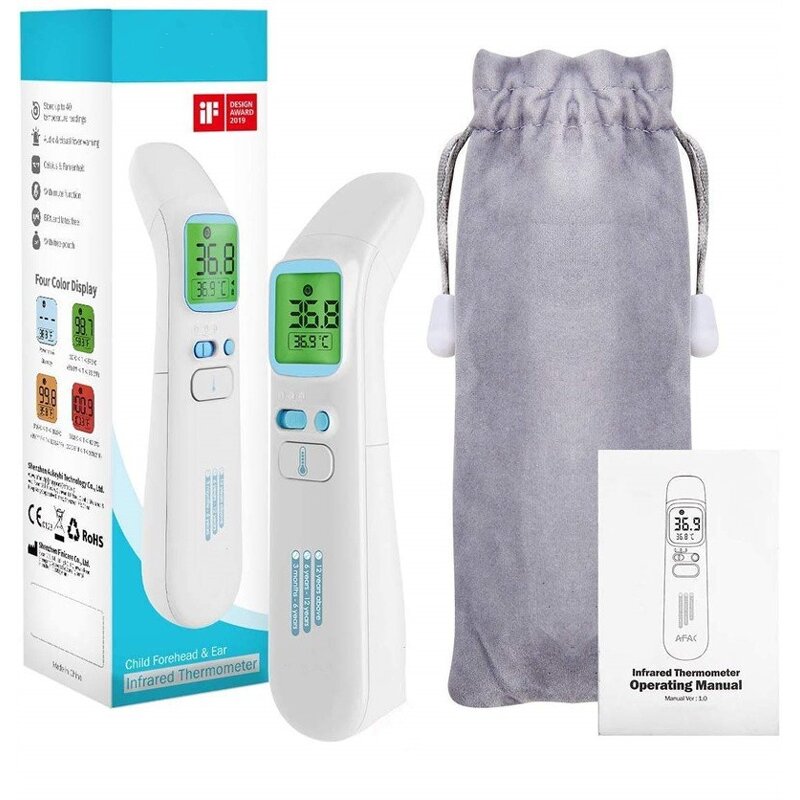 Thermometer Manufacturer - CE 510K Approved Digital Non-Contact Forehead & Ear Infrared Laser