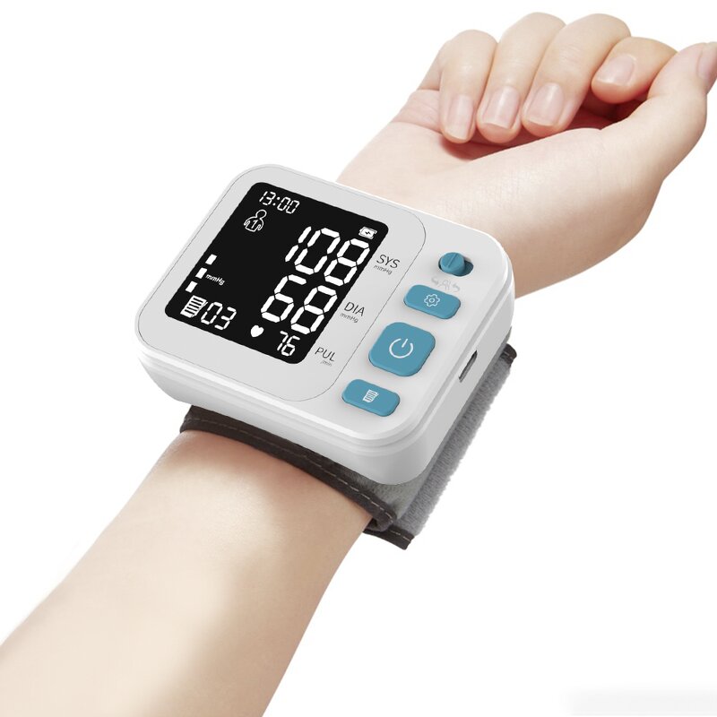 Blood Pressure Monitor Manufacturer - Automatic Electric Digital Wrist Large VA Screen Rechargeable Lithium
