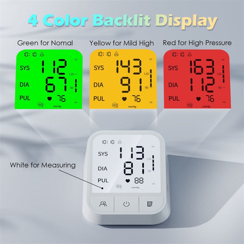 Blood Pressure Monitor Manufacturer - Portable Electronic Medical Digital Tensiometer BP Meter