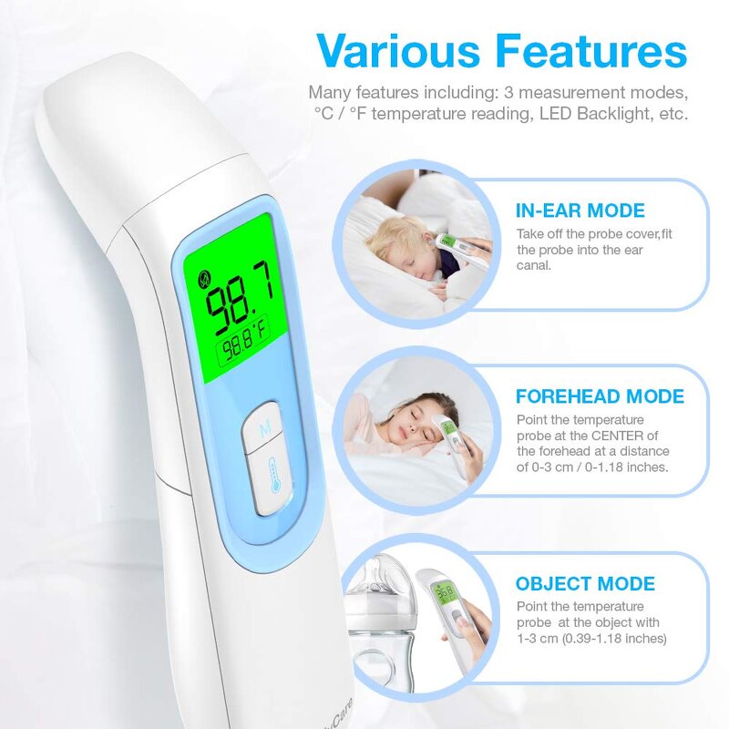 Thermometer Manufacturer - Digital Infrared Forehead Ear Non-Contact Household Baby