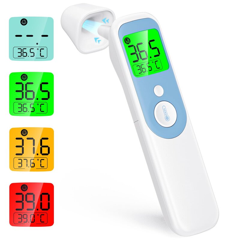 Thermometer Manufacturer - No-Touch Infrared Digital Forehead Touchless Large Display for Adults Babies
