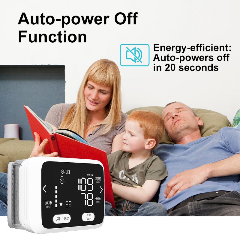 Blood Pressure Monitor Manufacturer - Electronic Automatic Digital Tensiometer Sphygmomanometer Wrist BP Monitor