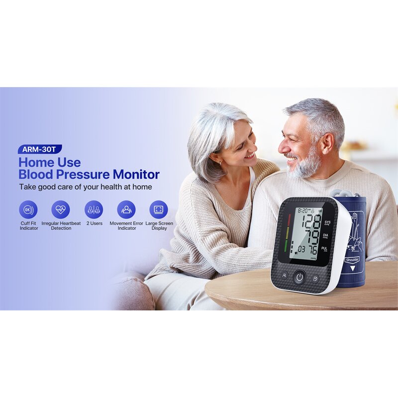 Blood Pressure Monitor Manufacturer - OEM Customizable Bluetooth Electric Upper Arm Medical Supplies