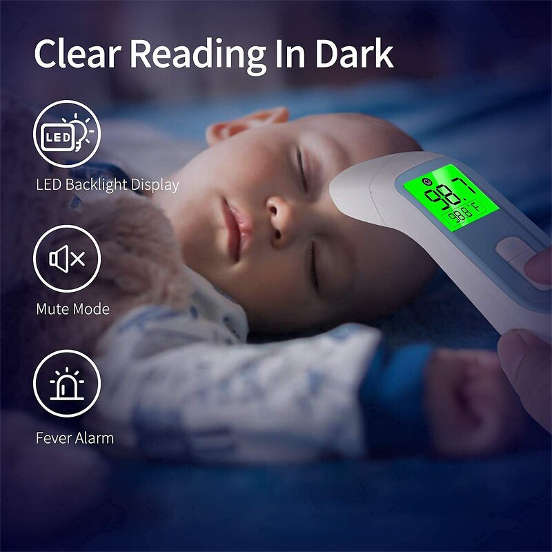 Thermometer Manufacturer - Hot Selling Digital Non-Contact Infrared Forehead Ear Household Baby