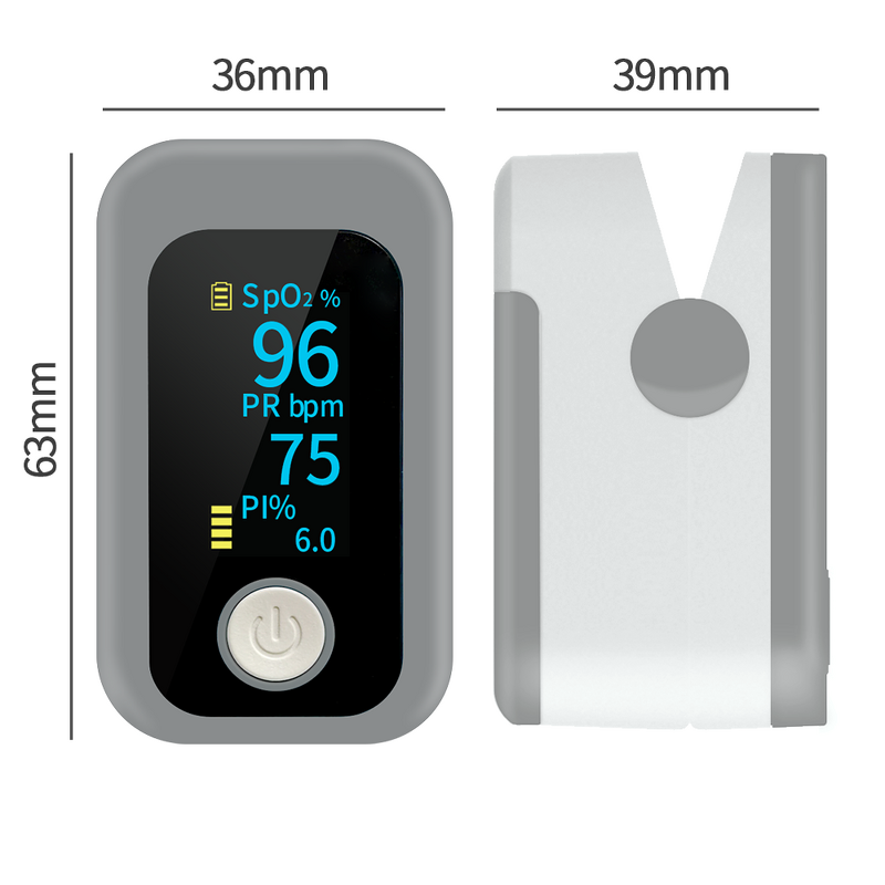 Pulse Oximeter Manufacturer - Large LED Display Adult Finger with Blood Oxygen and Heart Rate