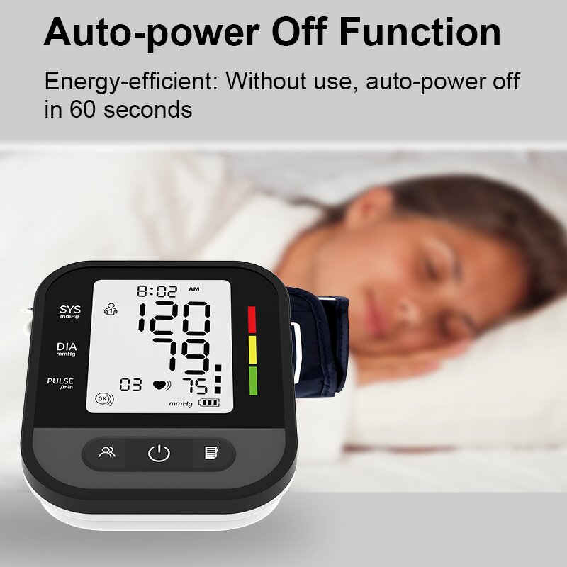 Blood Pressure Monitor Manufacturer - AOJ Medical AOJ-30F Upper Arm 3.2" LCD Automatic Oscillometric 2x99