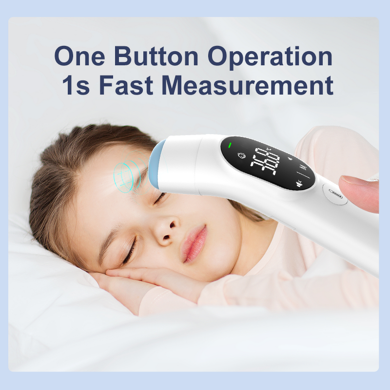Thermometer Manufacturer - Factory 510K CE Approved Digital Non-Contact Forehead Infrared Bluetooth