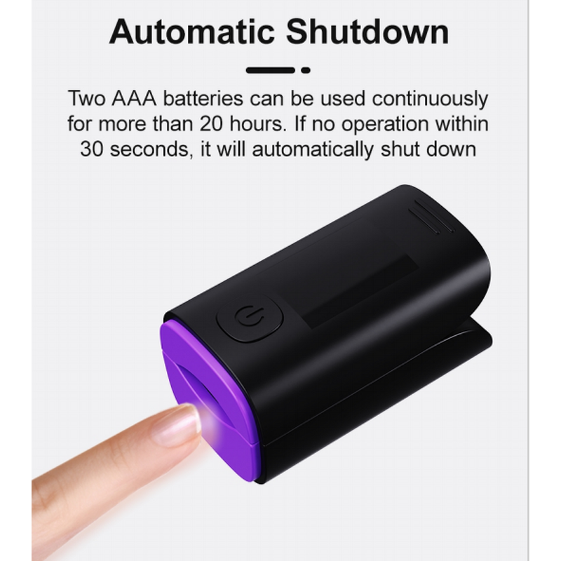 Pulse Oximeter Manufacturer - AOJ Medical Fingertip Accurate Blood Oxygen Heart Rate One-Touch CE