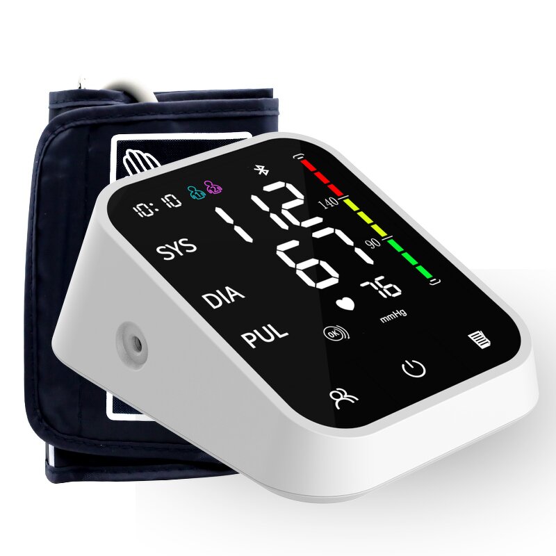 Blood Pressure Monitor Manufacturer - Portable Medical Electronic Automatic LCD Display Bluetooth