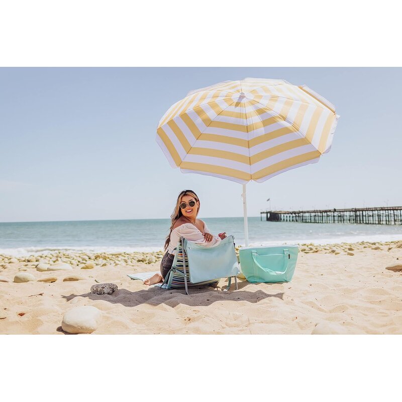 Beach Umbrella Manufacturer - Hot Sale Sun Outdoor Canopy Sunshade 5.5' Small Patio Beach Chair