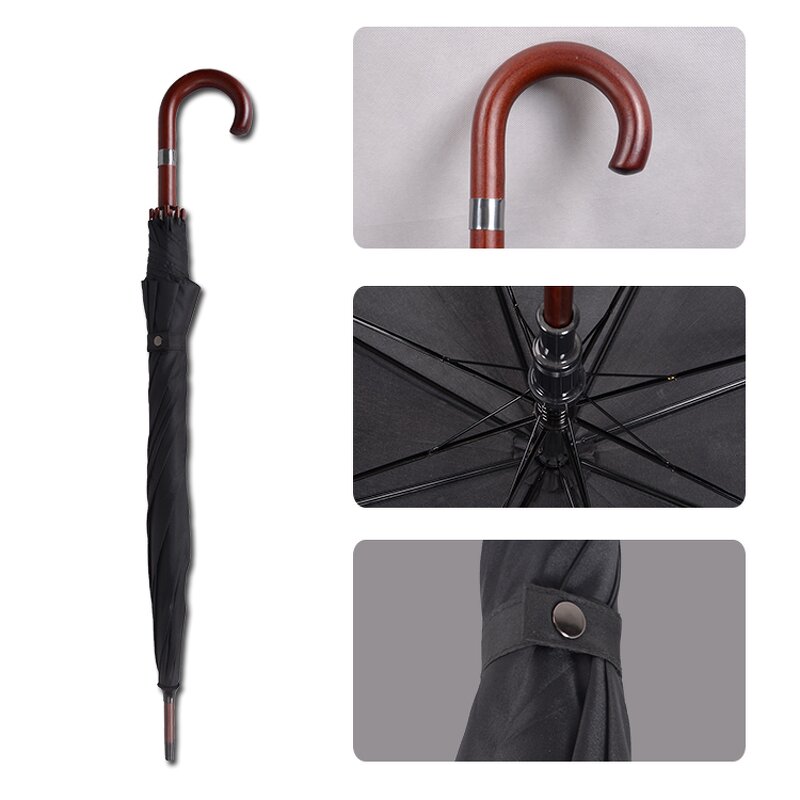 Straight Umbrella Manufacturer - Paraguas Grandes Sombrillas for the Rain Anti UV Paraguas Bolsillo Double for Hotel