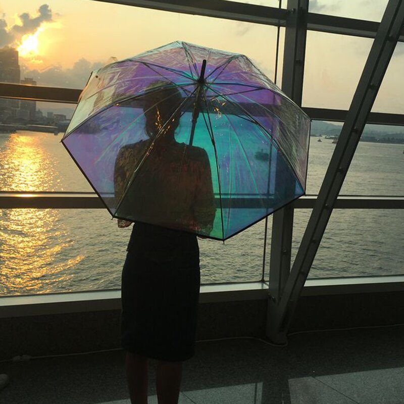 Golf Umbrella Manufacturer - Extra Large Luxury Promotional PVC Stick Branded Clear Transparent POE Automatic Customizable