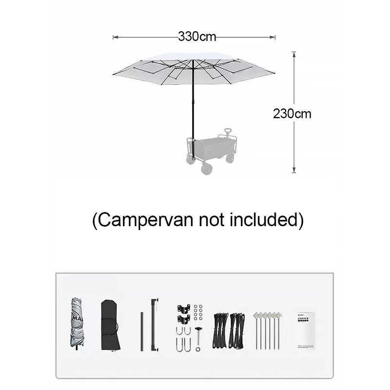 Folding Wagon Manufacturer - Heavy Duty Portable Collapsible Beach Cart with Big Wheels for Sand Camping Trolley Large Capacity