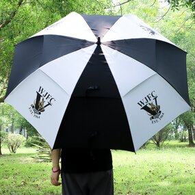 Golf Parasol Manufacturer - Luxury 68 Inch Oversize Extra Large Double Canopy Vented Windproof Waterproof
