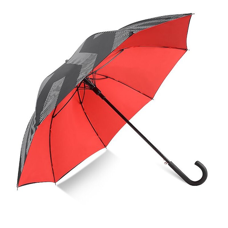 Stick Umbrella Manufacturer - High Quality Customized 25 Inch Auto with Plastic Curved Handle