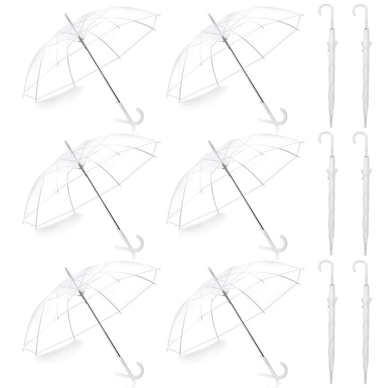 Umbrella Manufacturer - Luxury Promotional PVC POE Automatic Windproof Rain Gift Custom Straight