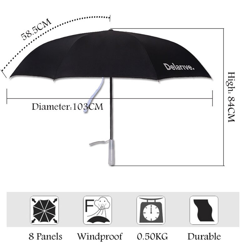 Reverse Umbrella Manufacturer - Manual 23" Custom with a Picture Beautiful for Women with a Light
