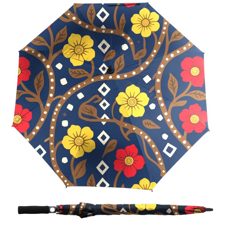 Golf Umbrella Manufacturer - Thick Large Custom Whole Print Large Size 30 Inch Wind Proof