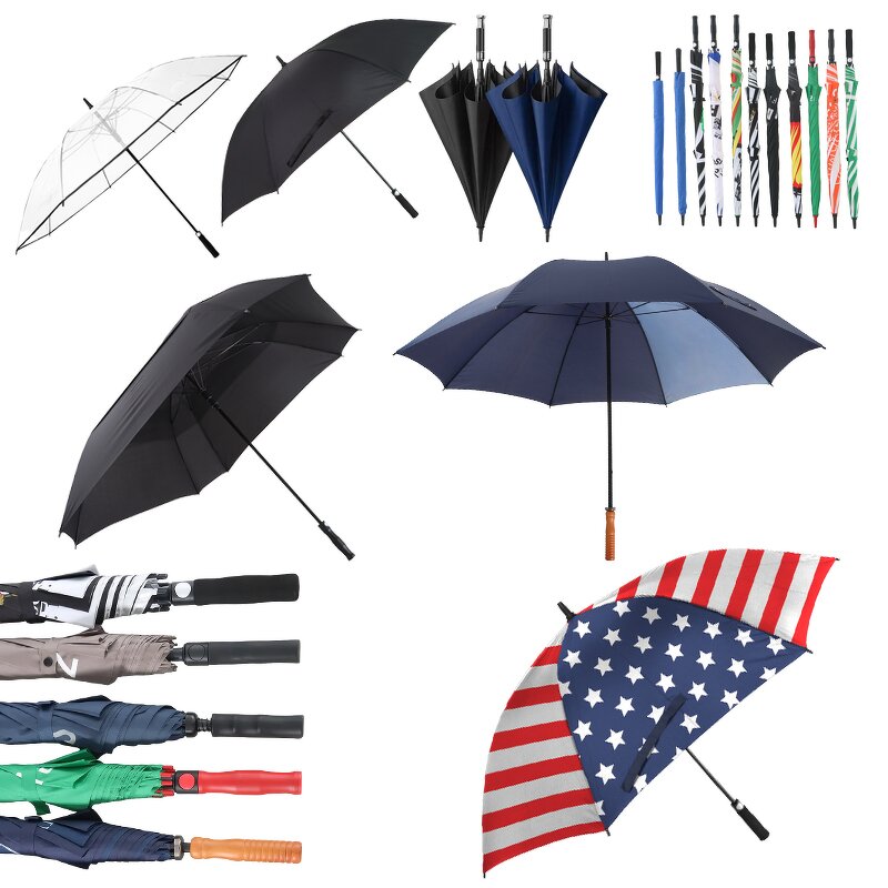 Golf Umbrella Manufacturer - Extra Large Internal Print UV and Waterproof with Custom Full Panel